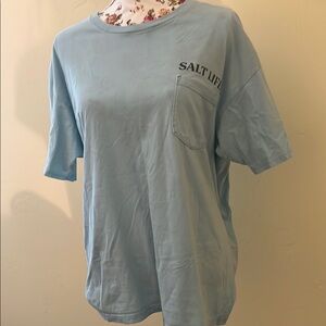 Salt Life Light Blue Casual Tee